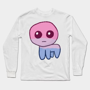 TBH Autism Creature Bisexual Pride Flag Long Sleeve T-Shirt